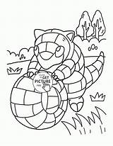 Pokemon Coloring Pages Sandshrew Kids Afbeeldingen Wuppsy Printables Characters Kiezen Bord sketch template