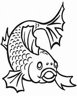 Fish Coloring Pages Cartoon Sheet Ikan Gambar Pm Posted Catfish Mas Kids sketch template