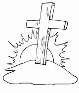 Coloring Pages Cross Crosses Three Drawing Christian Colouring Paintingvalley Comments Azcoloring sketch template