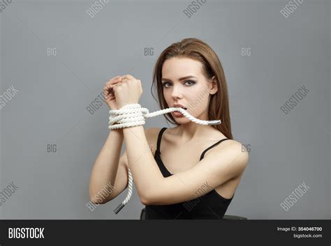 sexy girl tied hands image and photo free trial bigstock