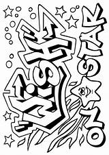 Graffiti Ausmalbild Getcolorings Letzte sketch template