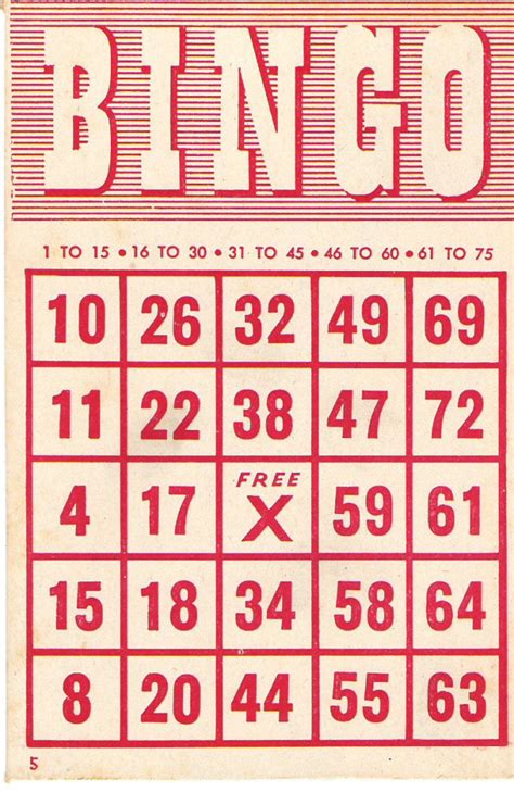 printable blank bingo cards    bingo cards numbers