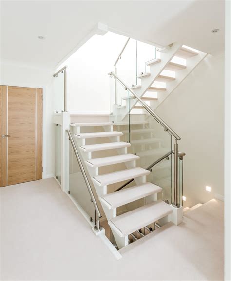Glass And Steel Staircase Design Neville Johnson