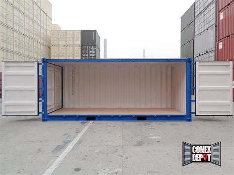 ft open side   trip shipping container conex depot