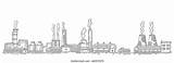 Refinery Panorama Environmental sketch template