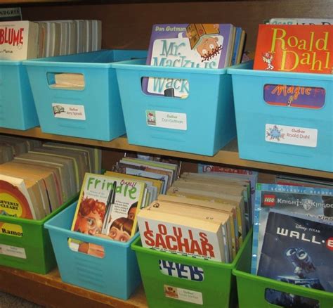 simple solutions for an organized classroom library
