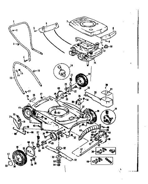 Craftsman Self Propelled Lawn Mower Parts Diagram Part Diagram Part