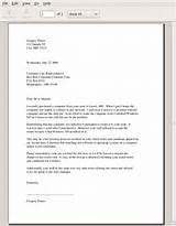 Pictures of Model Business Letter