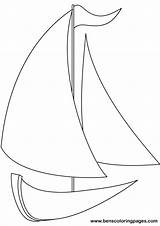 Coloring Pages Yacht Sailboat Simple Boat Print Colouring Getcolorings Color Printable Handout Below Please Click Library Clipart Popular Line sketch template