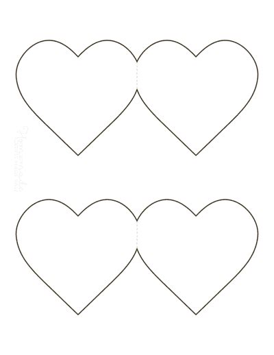 printable heart templates patterns stencils heart template