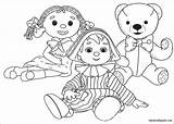 Andy Pandy Part Handcraftguide Coloring Pages Types Craft sketch template