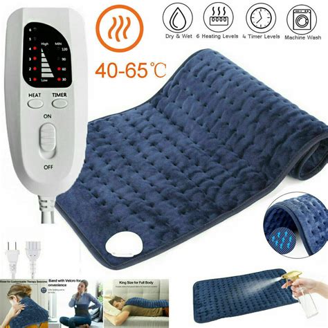 electric heating pad blanket heat pads   neck pain relief