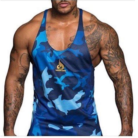 2018 Quick Dry Camouflage Tank Tops Gyms Men Vest O Neck Brands Tank