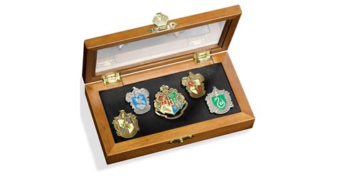 harry potter house crest pin set affordable ts for your guy friend popsugar love and sex