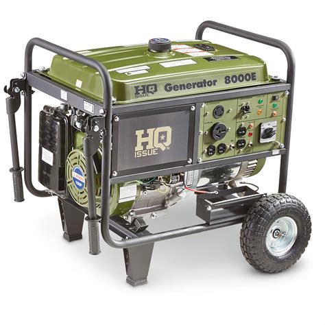hq issue gas generator  watt  portable generators