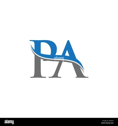 initial letter pa logo design vector template pa letter logo design