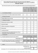 Photos of Anxiety Questionnaire Pdf