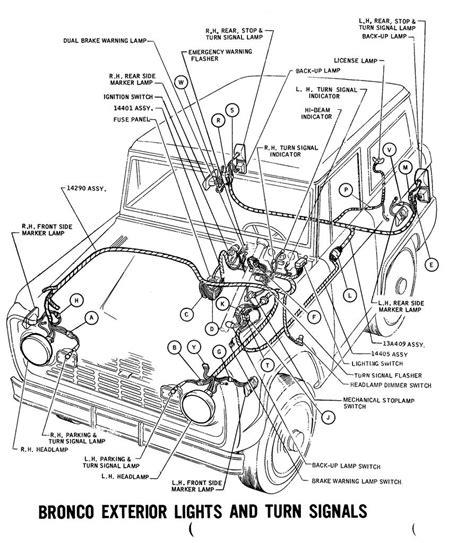 early bronco ignition switch wiring diagram