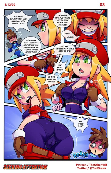 Comic Seeking Attention Page 03 By Theotherhalf Hentai Foundry