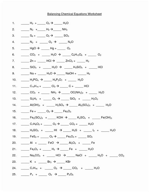 balancing equations worksheet answers chemistry chessmuseum