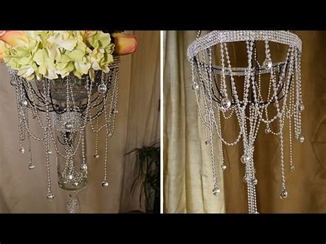 diy dollar tree chandelier  wedding decorations youtube