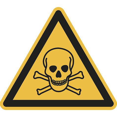hazard signs hazard toxic material pack   kaiserkraft