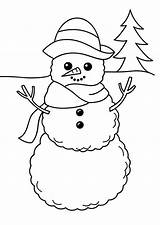Winter Snowman Drawing Coloring Season Simple Easy Figure Mr Pages Color Clipart Wonderland Kids Print Getdrawings Turkey Printable Netart sketch template