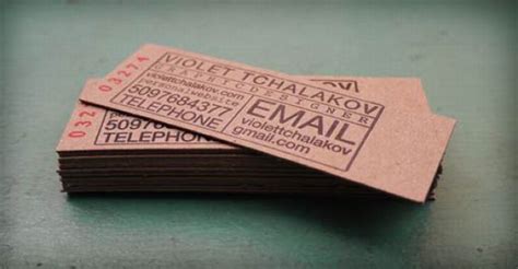des cartes de visites creatives  originales wooden business card business cards creative