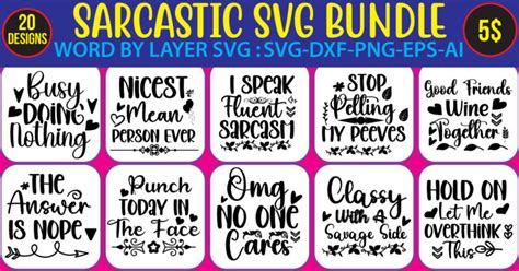 sarcastic mega bundle  design sarcastic bundle svgsvgsquotes