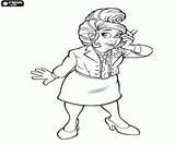 Lazy Town Coloring Bessie Character Pages Printable Oncoloring sketch template