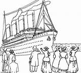 Titanic Cool2bkids Rms Ship Kolorowanki Malvorlagen Bateaux Kolorowanka Schiff Colorier Barco Bateau sketch template