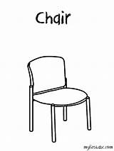 Chair Coloring Designlooter 99kb sketch template