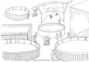 empty zoo cage coloring page zoo coloring pages zoo drawing zoo map