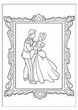 Coloring Pages Cinderella Ballroom Dancing Print Color Getcolorings Happy sketch template