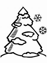 Tree Coloring Snow Winter Pine Covered Pages Trees Kids Season Drawing Color Printable Clip Play Print Getcolorings Coloringhome Clipartmag Popular sketch template