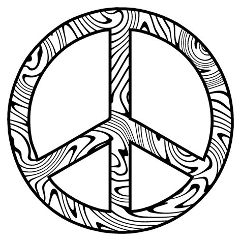 peace coloring pages    print