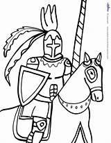 Knight sketch template