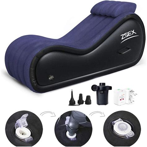 six toy for couple inflatable sofa lounge chair for couples