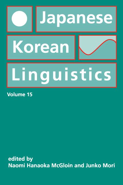 japanese korean linguistics vol 15