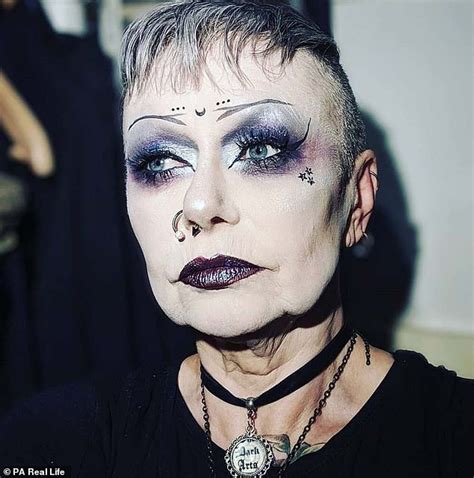 Elder Goth 57 Learned Her Make Up Skills While