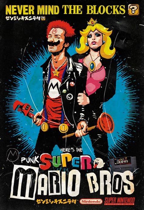 Never Mind The Blocks Sid And Nancy As Mario And Princess Peach