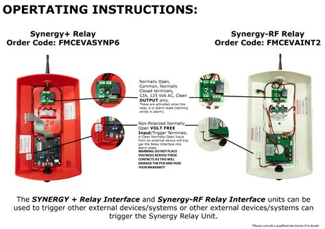 relay interface  evacuator alarms