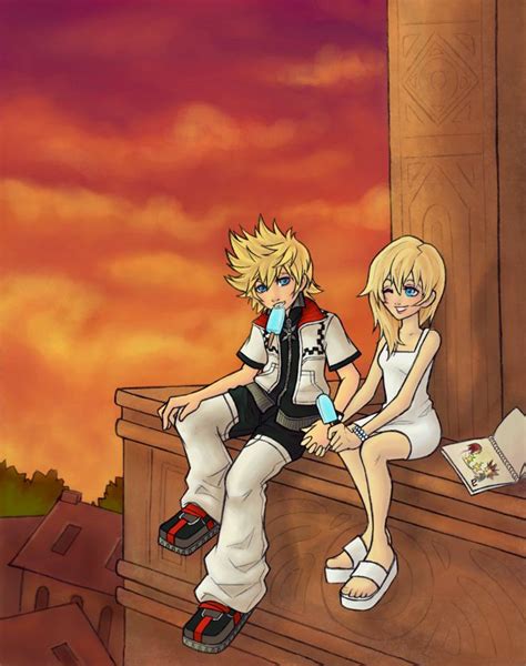 Roxas And Namine By Sketchtastrophe Anime North Kingdom