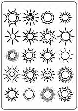 Sun Outline Coloring Pages Printable Whatsapp Tweet Email sketch template