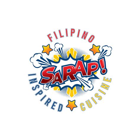 Bold Playful Food Truck Logo Design For Sarap Filipino Inspired