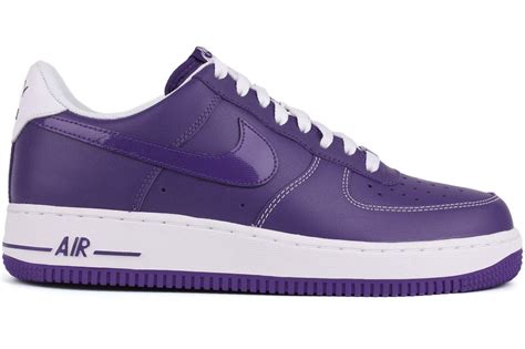 nike nike mens air force   basketball shoes purplewhite