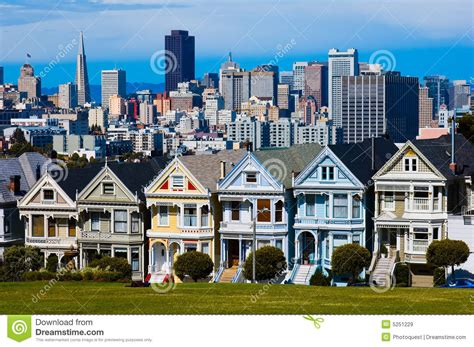 Alamo Square In San Francisco Royalty Free Stock Images