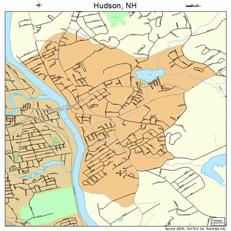 hudson  hampshire street map