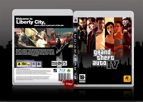 Grand Theft Auto Iv Playstation 3 Box Art Cover By Elcrazy