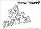 Colorir Vagabundo sketch template